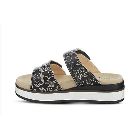 Spring Step L'Artiste Women's Dearest Slide Sandal Black Multi Sz 6.5-7 $149 - Picture 3 of 8
